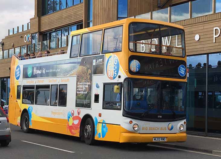 Stagecoach South West Dennis Trident Alexander ALX400 17701 Beach Bus